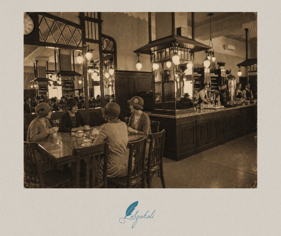 Olvass bele! – jelenet egy kávéházból